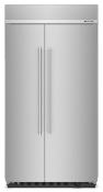 Refrigerador Side By Side Empotrable 42" (105 cm) Marca: KitchenAid Modelo: KBSN702MPS Color: Acero Inox (2025 07)
