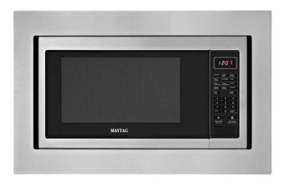  Microondas con Trim 2.2CuFt , 30" (76 cm), Marca: Maytag Modelo: 7UMC5165GZ + MK2220AZ Color: Acero Inoxidable (2026 09)