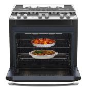 Estufa Gas de Piso 30" (76 cm) Marca: IO Mabe Modelo: IO8061GETSS0 Color: Acero Inoxidable 