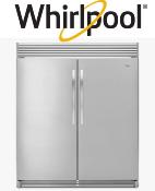 Combo Pareja Refrigerador y Congelador 60" (152 cm) Marca: Whirlpool Modelo: CCWSZ57L18DM Color: Acero Inoxidable