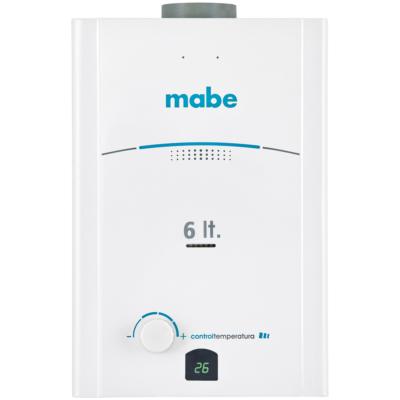 Calentador de Agua Gas Natural Marca: Mabe Modelo: CMP60TNBN Color: Blanco