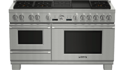 Estufa Dual Fuel Profesional (6 en 1) 60" (152 cm) Marca: Thermador Modelo: PRD606WCSG Color: Acero Inoxidable ($34,656 USD) 2025 06