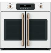 Horno Eléctrico French Door 30" (76 cm) Marca: Cafe Modelo: CTS90FP4NW2 Color: Blanco ($7,549 USD)