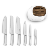 SET de cuchillería Marca: Smeg Modelo: KBSF02WH Color: Blanco (10 2026)