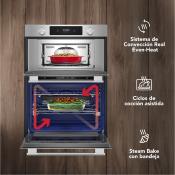 Horno eléctrico empotrable combinado microondas arriba + horno abajo Modelo: KOEC730SPS Color: Acero Inoxidable (08 2026)