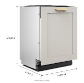 Lavavajillas Panelable 24" (60cm) Marca: KitchenAid Modelo: KDTF324PPA 
