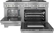 Estufa Dual Fuel Profesional (6 en 1) 60" (152 cm) Marca: Thermador Modelo: PRD606WCSG Color: Acero Inoxidable ($34,656 USD) 2025 06