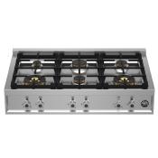 Parrilla Gas Profesional 36" (90 cm) Marca: Bertazzoni Modelo: PROF366RTBXT Color: Acero Inoxidable ($3,035 USD)