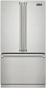 Refrigerador Bottom Freezer French Door 36" (90 cm) Marca: Viking Modelo: RVRF3361SS Color: Acero Inoxidable ($5,014 USD).