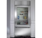 Refrigerador Bottom Mount con Puerta de Vidrio 36" (90 cm) Marca: Subzero  Modelo: BI-36UG/S Color: Acero Inoxidable ($16,540.44 USD).