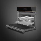 Horno Eléctrico Vapor 24" (60 cm) Marca: Smeg Modelo: SO4604S4PNR Color: Negro (2025 06)