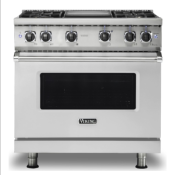 Estufa de Gas 36" (91 cm) Marca: Viking Modelo: VGR5366G Color: Acero Inoxidable (14,151 USD) (08 2026)