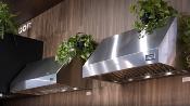 Campana de Pared 90 cm 110v Marca: Falmec Modelo: ZEUSPRO.90 Color: Acero Inoxidable ($1,565 USD) (10 2026)