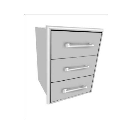 Gabinete con 3 cajones C3-3DC (1,357 USD) (04 2026)