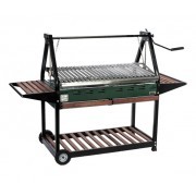 Asador de Carbon 110cm tipo Argentino marca Hobby Grill modelo Pampa III Elite