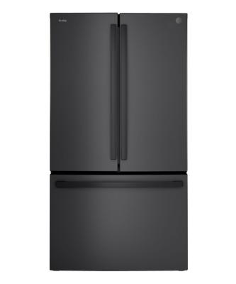 Refrigerador Bottom Freezer French Door 36" (90 cm) Marca: GE Modelo: PWN22JBWCKB Color: Negro  (06 2026)