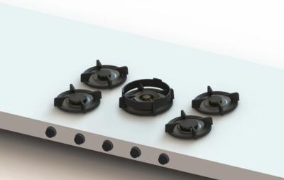 Parrilla Empotrable Pitt Cooking ELBRUS 5 quemadores Gas LP Front Side Modelo: 71.05.05.115 ($9,082 USD) (10 2025)