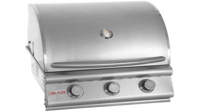 Asador de Gas 25" (64 cm) Marca: BLAZE Grills Modelo: BLZ-3LBM-LP/NG Color: Acero Inoxidable ($2,726 USD)