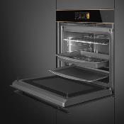 Horno Eléctrico Omnichef 24" (60 cm) Marca: Smeg Modelo: SO6606WAPNR Color: Negro