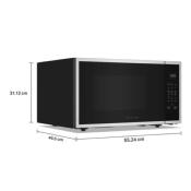 Microondas de mostrador 21" (55 cm) Marca: KitchenAid Modelo: KMCS122RPS Color: Acero Inoxidable (2025 07)