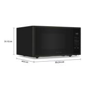 Microondas de mesa 21" (55 cm) Marca: KitchenAid Modelo: KMCS122RBS Color: Acero Inoxidable (2025 07)