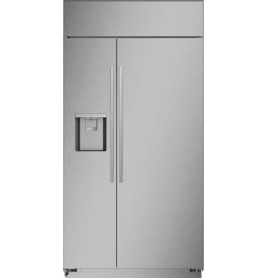 Refrigerador Duplex Side By Side 42" (106 cm) Marca: Monogram Modelo: ZISS420DNSS Color: Acero Inoxidable ($21,798 USD).