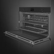 Horno eléctrico Termoventilado 90x60 cm Marca: SMEG Modelo: SFP9302TN Color: Negro mate (09 2026)