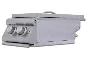 Quemador lateral doble (side burner)  13" (32 cm) Marca: BLAZE Modelo: LZ-SB2-LTE3-LP/NG  Color: Acero Inoxidable ($4,524 USD) (04 2026)