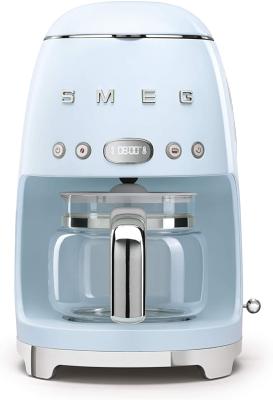 Cafetera Drip Filter Marca: Smeg Modelo: DCF02PBUS Color: Azul Pastel