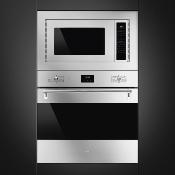 Horno de Microondas 30" (76  cm)+ TRIM Marca: SMEG Modelo: FMIU330XT1+ MTK330X Color: Acero (2025 06)