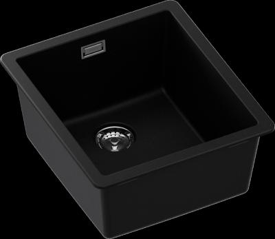 Tarja 1 Tina Submontar o Empotrar Marca: Schock Modelo: GREENWICH N-100S Color: Negro ($539 USD)