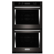 Horno Doble Eléctrico 30" (76 cm) Marca: KitchenAid Modelo: KODE500EBS Color: Negro Inoxidable