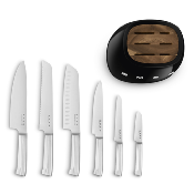 SET de cuchillería Marca: Smeg Modelo: KBSF02BL Color: Negro (10 2026)