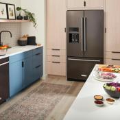 Refrigerador French Door 36" (90 cm) Marca: KitchenAid Modelo: KRFF577KBS Color: Negro (2025 07)