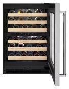 Cava de Vinos 24" (60 cm) apertura derecha Marca: KitchenAid Modelo: KUWR214KSB Color: Negro Inoxidable (2025 07)