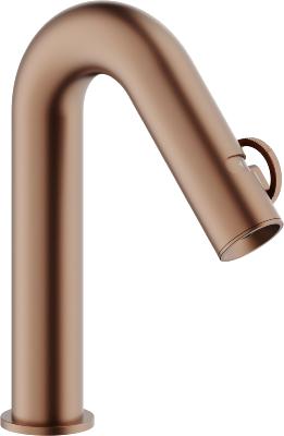 Monomando para lavabo 23cm alto, Marca: NOBILI, Modelo: SO130118/2TA , Color: Tabaco Mate 