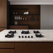 Parrilla de Gas Empotrable directamente en la cubierta de 85cm (5 Quemadores) Marca: Supra Modelo: OASIS 