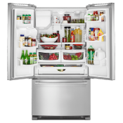 Refrigerador French Door 36" (90 cm) Marca: Maytag Modelo: MFI2570FEZ Color: Acero Inoxidable