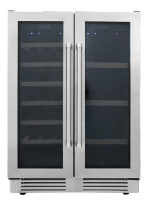 Centro de Vinos y Bebidas 24" (60 cm) Marca: THOR Modelo: TBC2401DI Color: Acero Inoxidable 