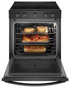 Estufa Eléctrica Inteligente  30"  (76 cm) Marca: Whirlpool Modelo: WEE750H0HB Color: Negro Inox (08 2025)