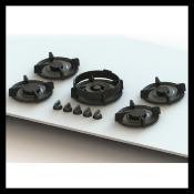 Parrilla Empotrable Pitt Cooking ELBRUS 5 quemadores Gas LP Top Side Modelo: 51.05.05.115 ($7,882 USD) (09 2025)