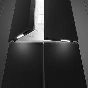 Refrigerador French Door 36" Marca: Smeg Modelo: FQI60KDMX Color: Negro Inoxidable (09 2026)