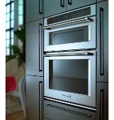 Horno Doble Horno Convección + Microondas Multifunción 30" (76 cm) Marca: Kitchen Aid Modelo: KOCE500ESS Color: Acero Inoxidable