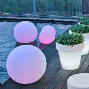 LAMPARAS, MACETAS Y MUEBLES CON ILUMINACION LED