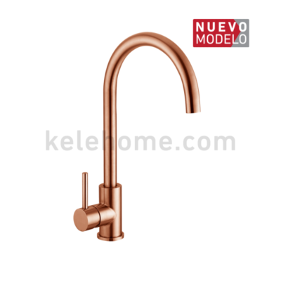 Mezcladora Monomando (48X28cm) Marca: Kele Modelo: KSS1104-RG Acabado: Rose Gold