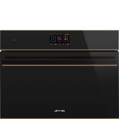 Microondas Combinado 24" (60 cm) Marca: Smeg Modelo: SO4604M2PNR Color: Negro