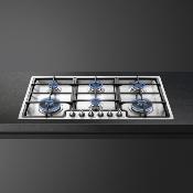 Parrilla Gas 36" (90 cm) Marca: Smeg Modelo: PGF96K2 Color: Acero Inoxidable (2025 06)