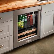 Centro de Bebidas 24" (60cm) Marca: KitchenAid Modelo: KUBL214KSB Color: Acero Inoxidable