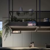 Campana Isla Gran Formato 180cm Marca: Falmec, Modelo: SPAZIO 180, Color: Acero Inox o Negro ($4,395 USD) 2025 06