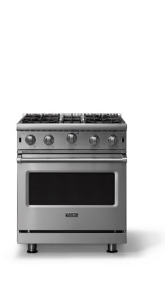 Estufa de Gas 30" (76 cm) Marca: Viking Modelo: VGIC53024B Color: Acero Inoxidable (7,385 USD) (08 2026)